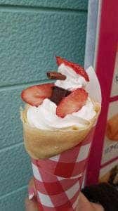 キラキラクレープ