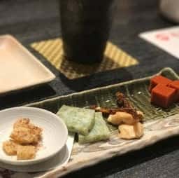 日本酒と魚串 松吉