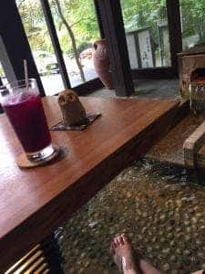 大原山荘 足湯カフェ