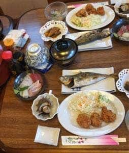 温泉民宿ひがし 食堂