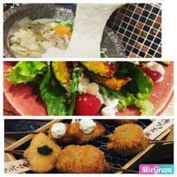 串揚げ とろろ鍋 華金