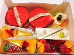 チーズケーキの麦と卵