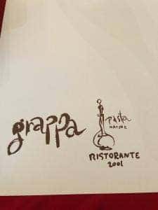 RISTORANTE grappa