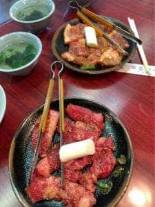 焼肉 白雲亭