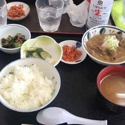 もつ煮定食 五郎丸