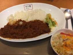 at cafe