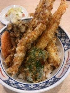 マグロと天ぷら 定食 銀八