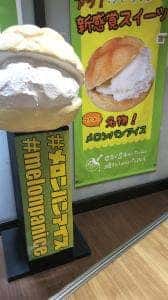 世界で2番めにおいしい焼きたてメロンパンアイス 南条SA上り線店