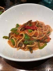アヒージョ&パスタ×三谷製麺所