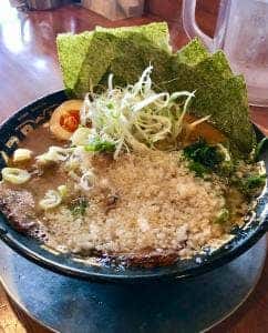 九州の濃厚醤油豚骨ラーメン馬力屋 菊陽店