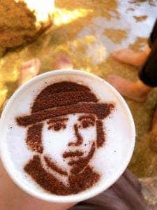 狐の足あと カフェ