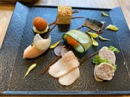 Sakura Table by the River