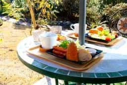 cafe cerisier en fleur