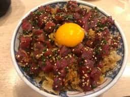 マグロと天ぷら 定食 銀八
