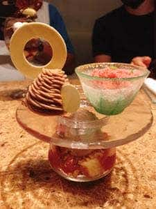 チョコレートとパフェ そしてお酒 フロランタン