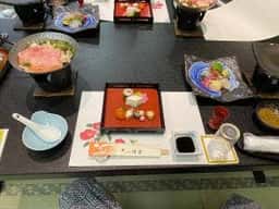 三朝温泉 後楽 食事会場