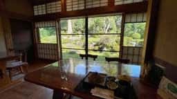 庭の見える喫茶店