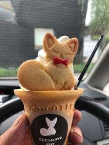 狐の足あと カフェ