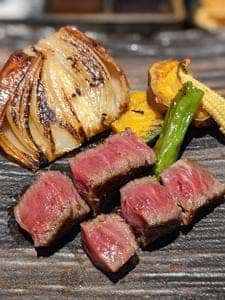 鉄板焼き 太縁