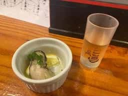 牡蠣とシャンパン 牡蠣ベロ