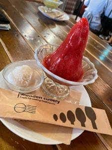 ほぼ果汁のかき氷専門店 すき間