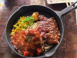 近江牛ステーキとがぶ飲みワイン ニクバルモダンミール 大津店