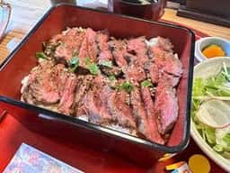 国産牛ステーキ重 ささ季