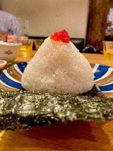 夜ノ焼魚 ちょーちょむすび