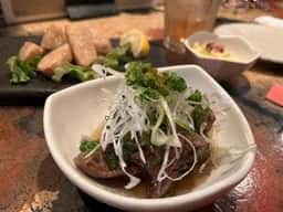男前料理と五島列島直送の魚 京ばし 無花果