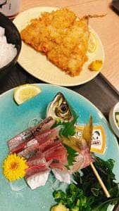 沼津港 あした葉 踊りあじ専門店
