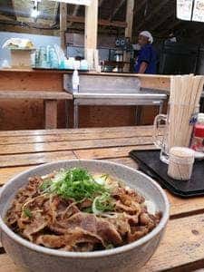 岸井うどん 天空のブルートレイン店