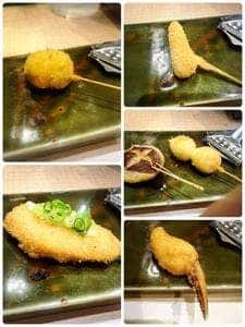 串かつと豆皿 ひとしな