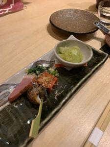 日本酒と魚串 松吉