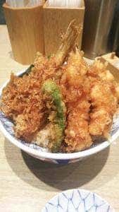 日本橋 天丼 金子半之助 Otemachi One店