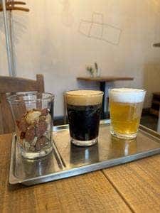お菓子と麦酒