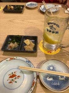 餃子とレモンサワー うさぎや