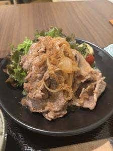 しょうが焼き 花緑青