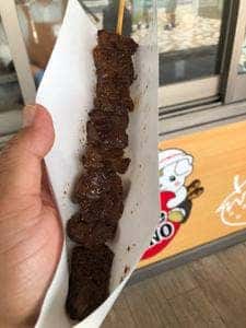 佐野サービスエリア 串焼き屋台