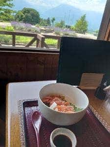 北アルプス展望 池田食堂 臣喰館