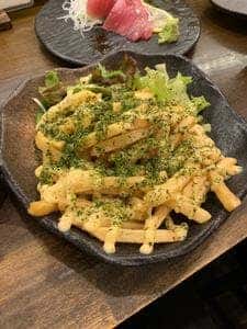 野毛あて巻きと刺身じょうや