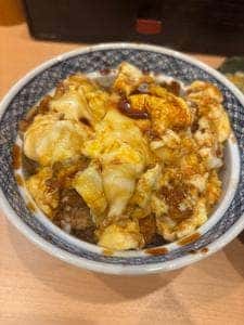かき玉 かき揚げ丼 池田屋