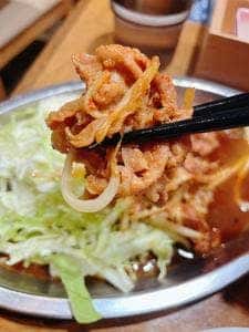 幸せの叉焼生姜焼き肉