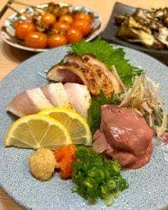 焼鳥と巻き焼き串 鳥々々