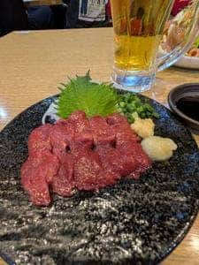 たんと馬刺し 酒語り
