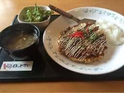 お好み焼きほっとするー