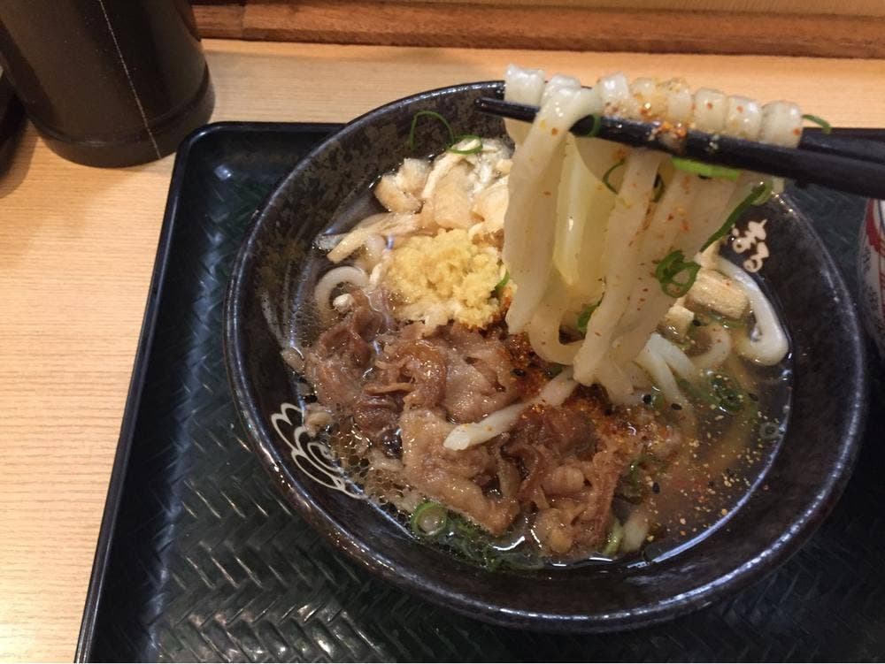 はなまるうどん×吉野家 倉敷児島店