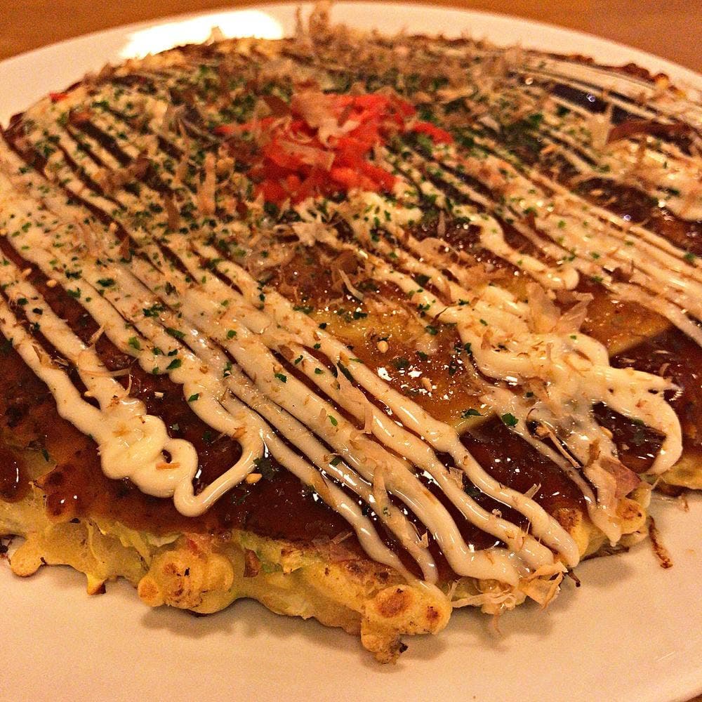 お好み焼きほっとするー