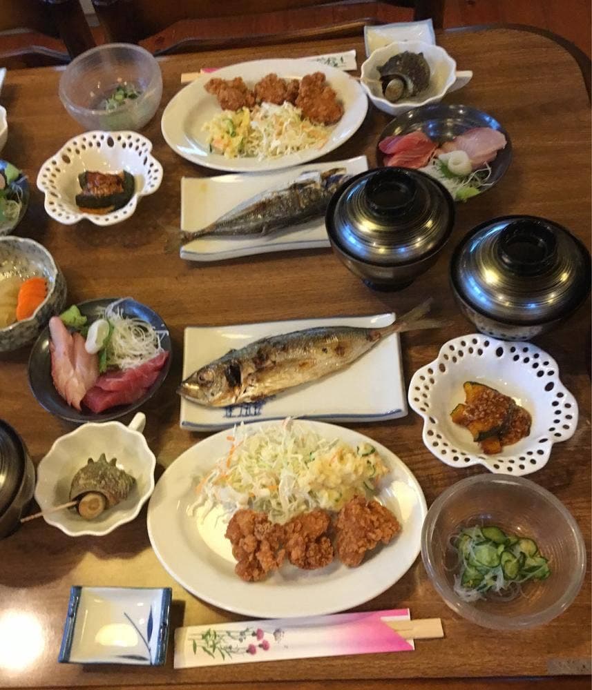 温泉民宿ひがし 食堂