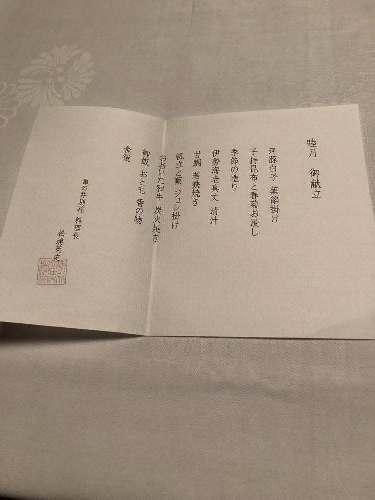 亀の井別荘