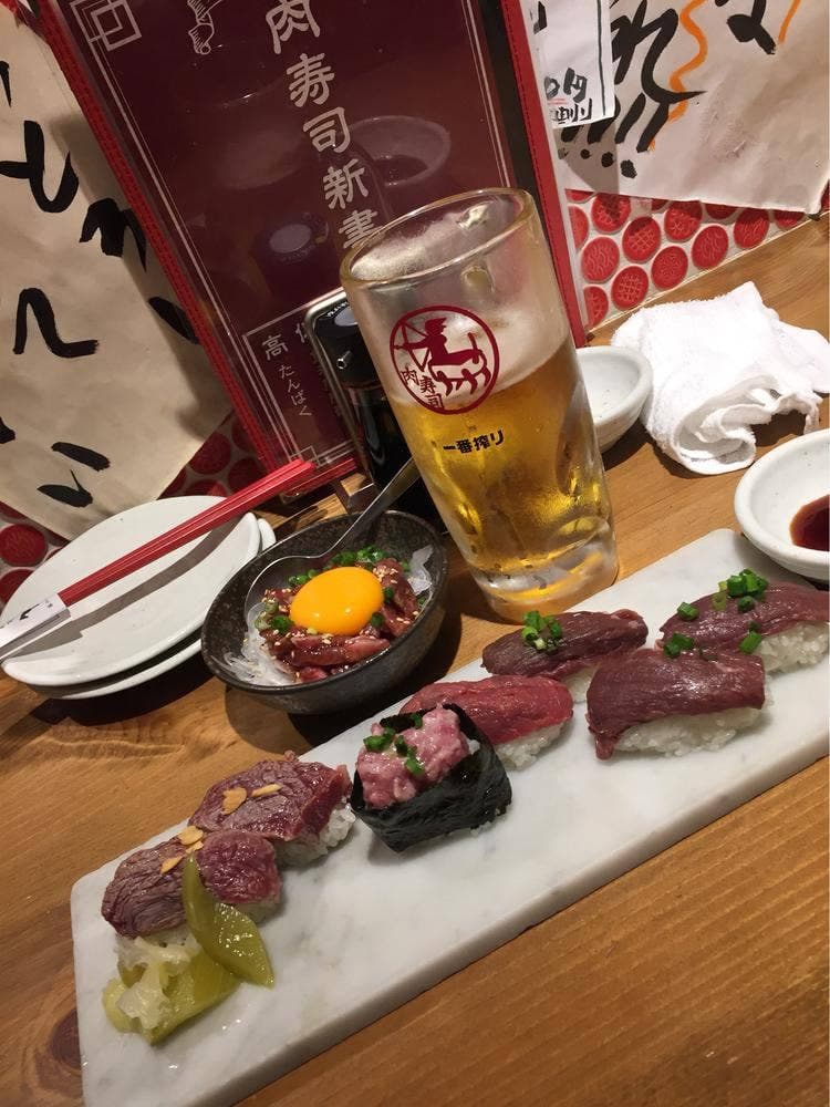 柏 肉寿司